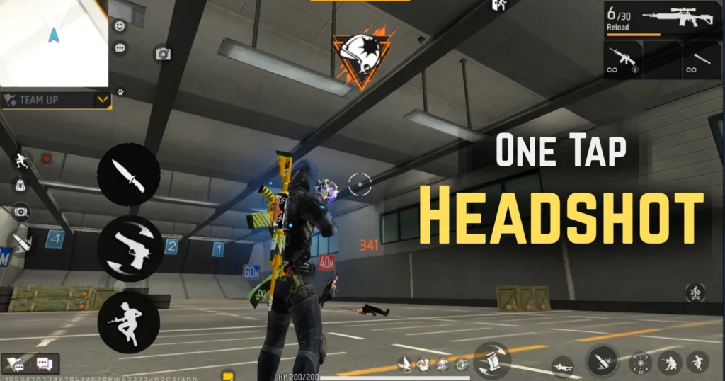 One Tap Headshot in Free Fire