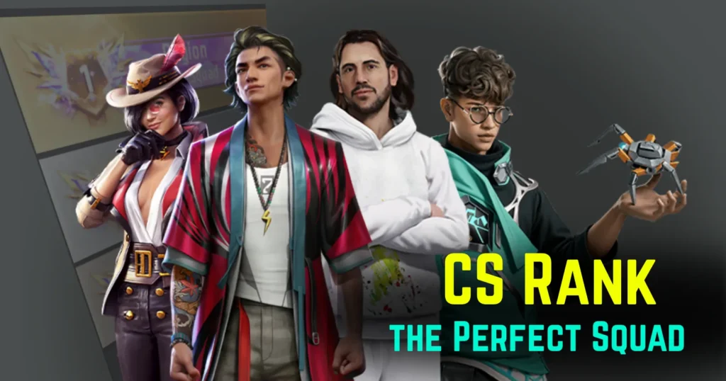 The Perfect Squad Character Skill Combination for Free Fire CS Rank