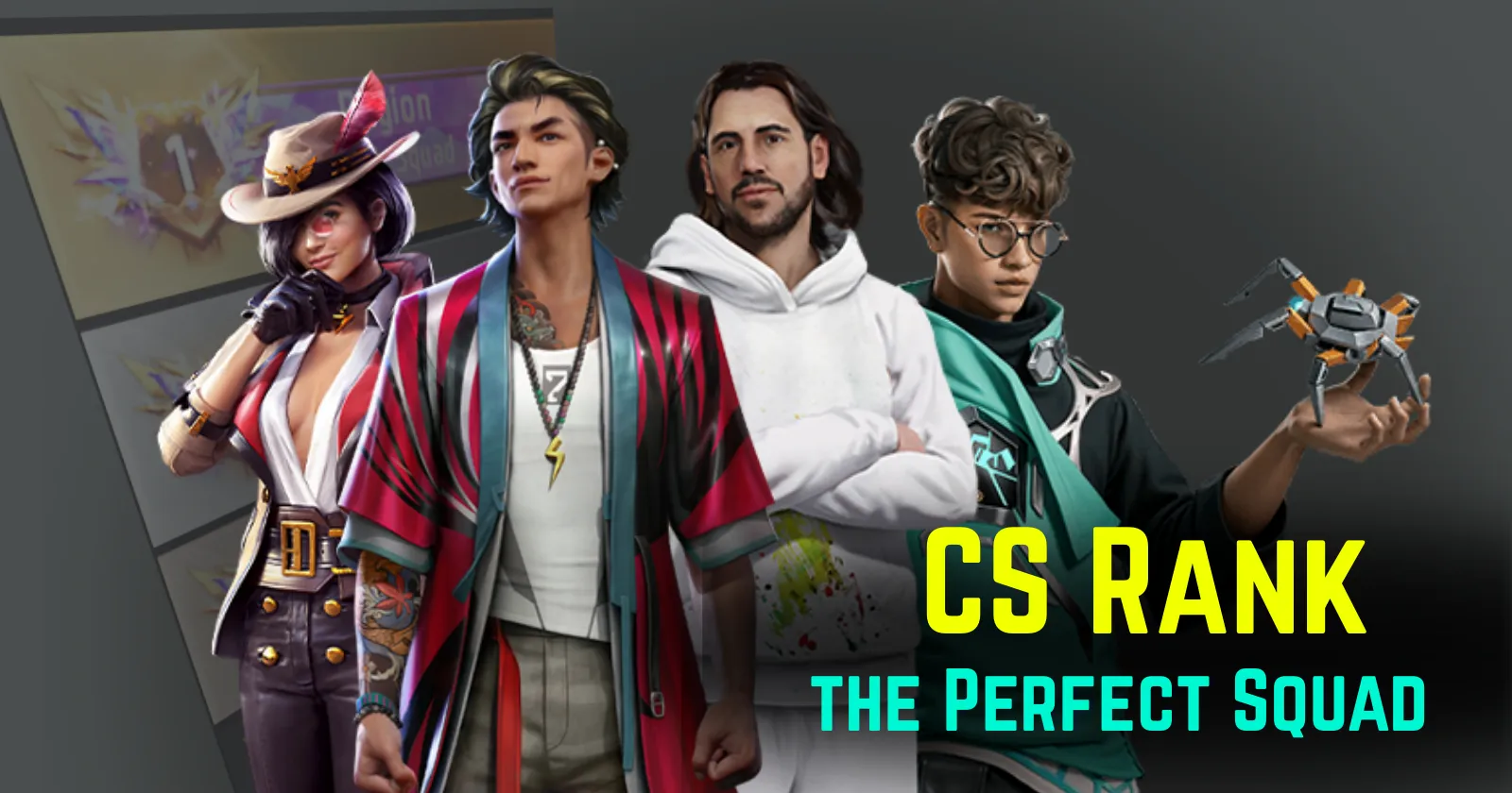 The Perfect Squad Character Skill Combination for Free Fire CS Rank