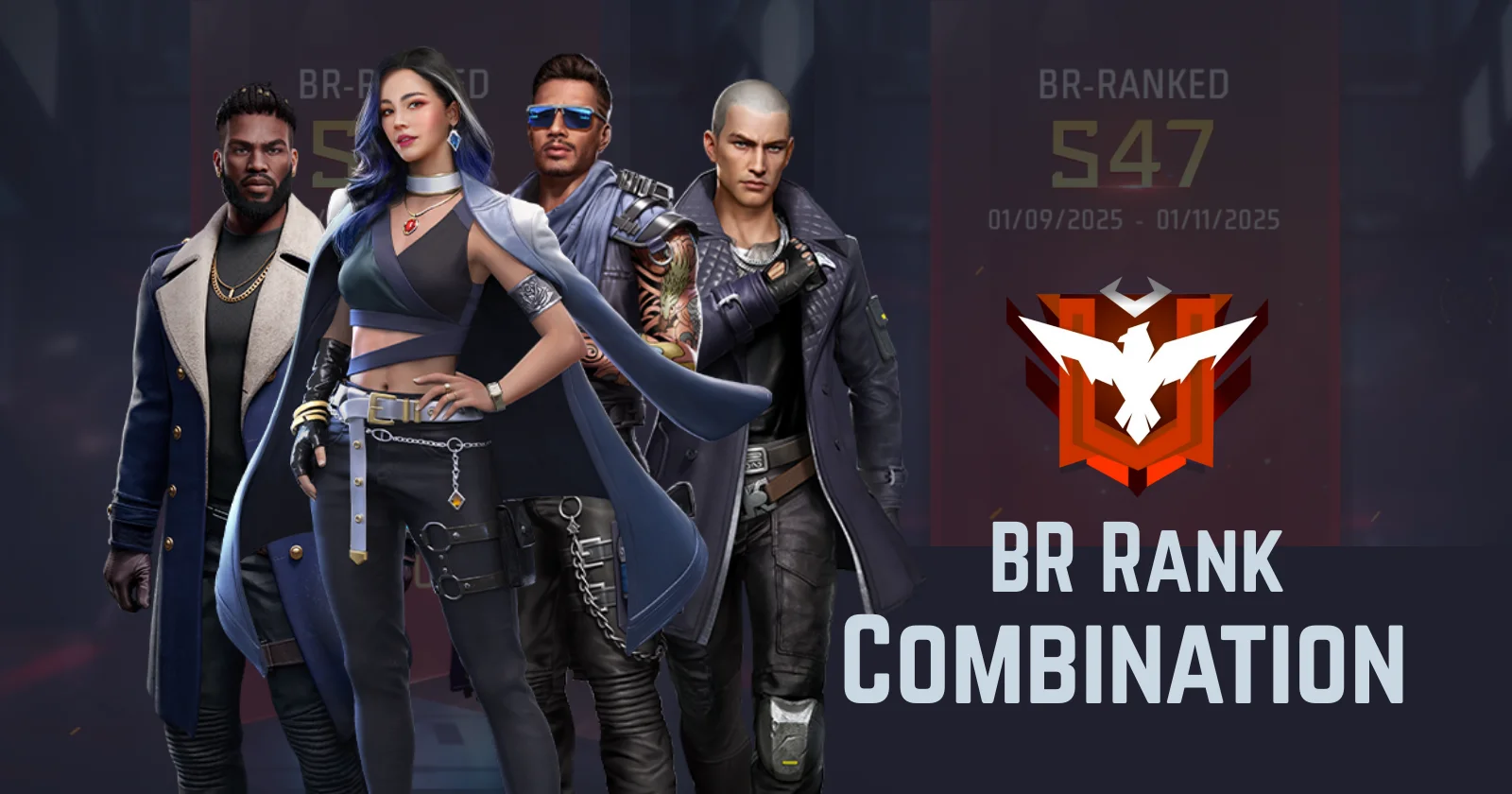 Best Character Skill Combination for Free Fire BR Rank Season 47 