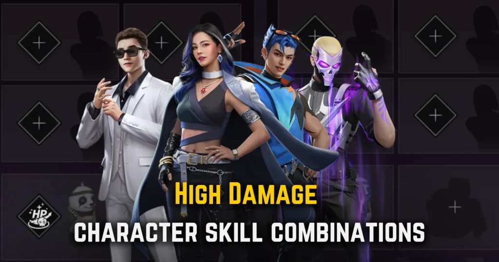 free fire high damage character skill combo