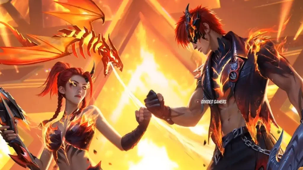 Flame Arena male and female bundle free fire