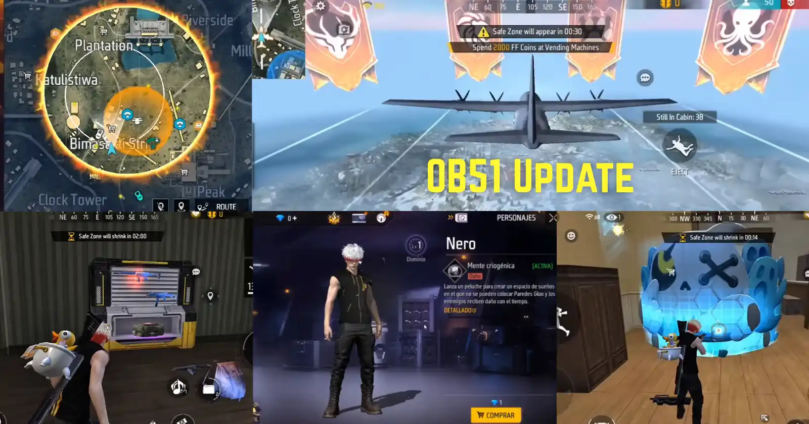 Free Fire OB51 Update and all changes