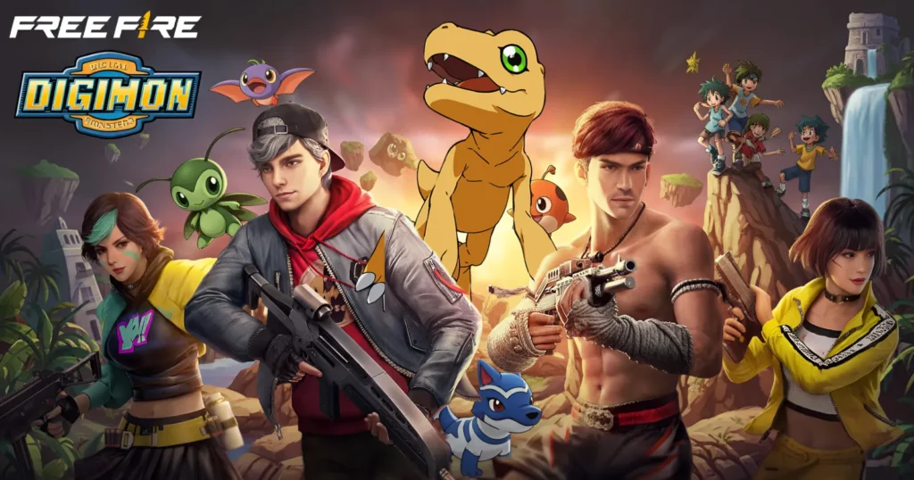 Free Fire x Digimon Adventure Collaboration