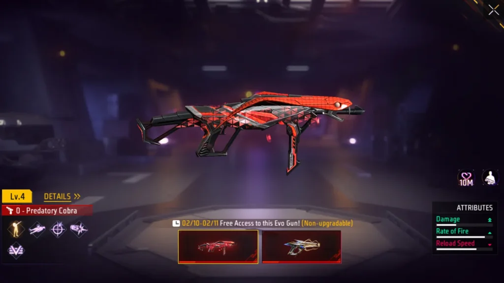 Free MP40 Predatory Cobra Evo gun