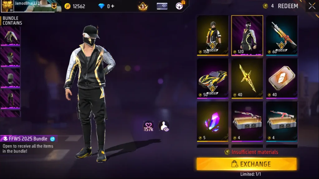 FFWS 2025 Ring Luck Royale exchange rewards