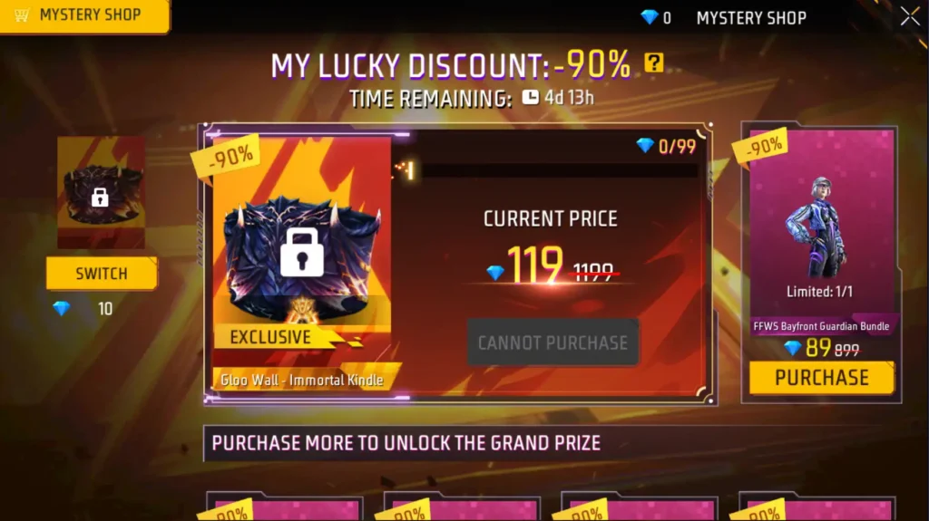 Flam Arena Mystery Shop