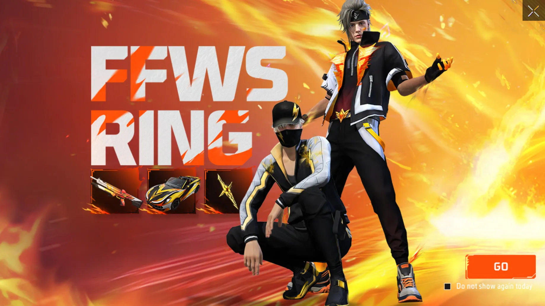 Free Fire FFWS 2025 Ring Luck Royale