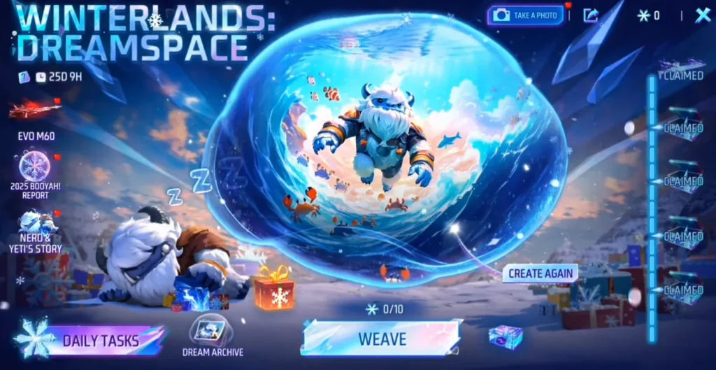 Free Fire Winterland Event