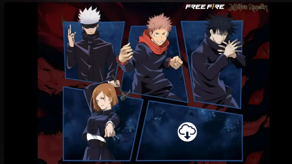 Free Fire x Jujutsu Kaisen all bundle